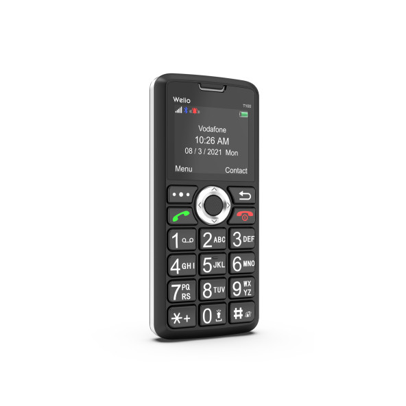 Welio WKey T100 Tuşlu Kamerasız Asker/Yaşlı Cep Telefonu