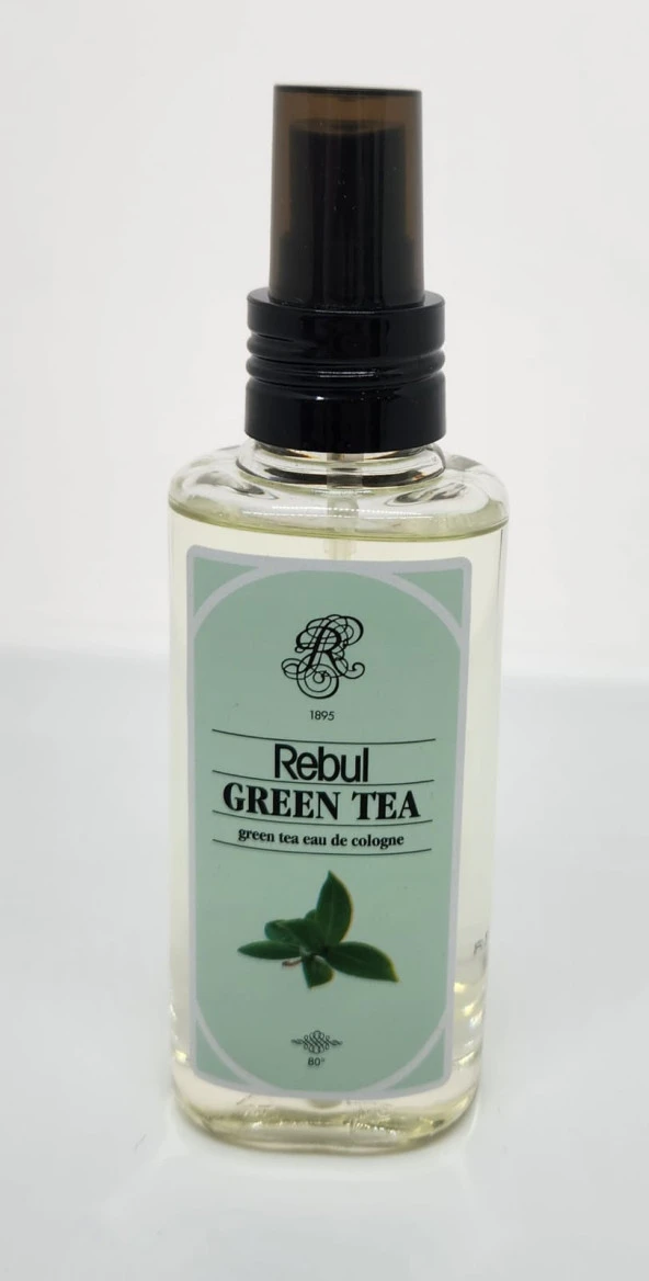 Rebul Green Tea 125ML Sprey Başlık Kutulu PVC Şişe Kolonya