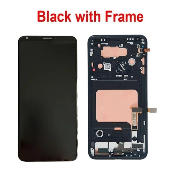 Lg V30 Lcd Ekran Siyah Çerçeveli Süper Kalite A+++ - 1