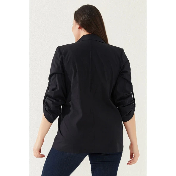 %100 Cotton Büyük Beden Ceket - 2