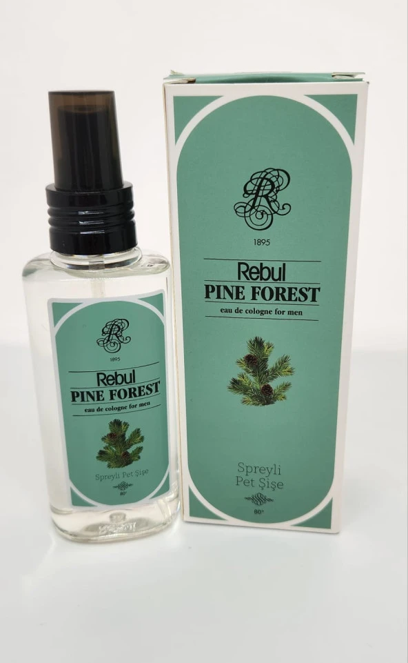 Rebul Pine Forest 125ML Sprey Başlık Kutulu PVC Şişe Kolonya - 2