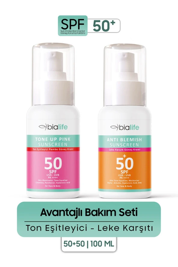 Leke Karşıtı ve Ton Eşitleyici Güneş Kremi SPF 50+ - Bialife