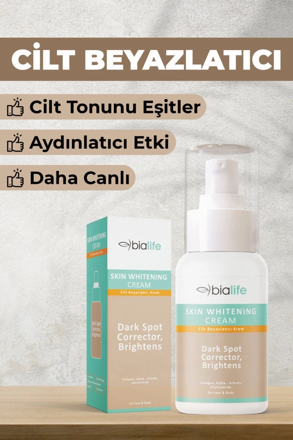 Ton Eşitleyici Güneş Kremi & Cilt Beyazlatıcı Krem - Bialife - 7