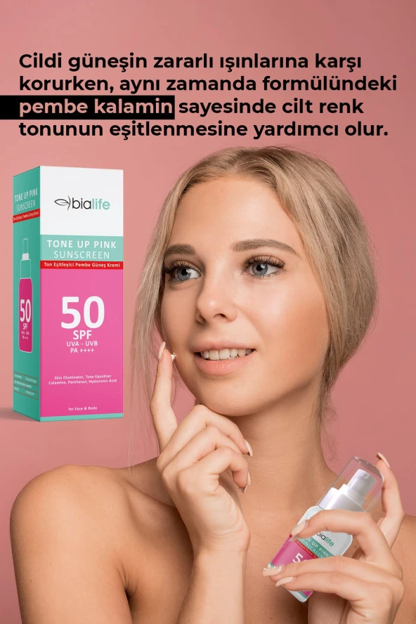 Ton Eşitleyici Güneş Kremi & Cilt Beyazlatıcı Krem - Bialife - 9