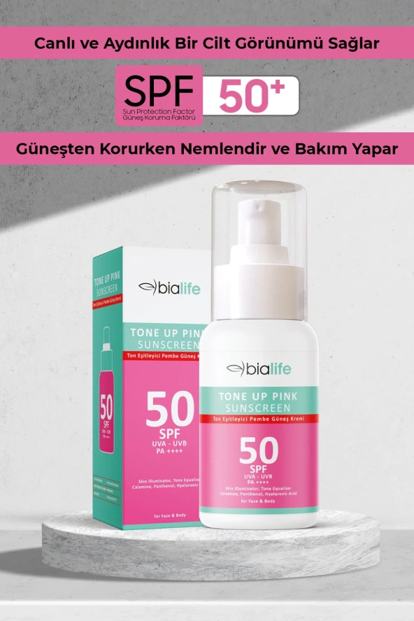 Ton Eşitleyici Güneş Kremi & Cilt Beyazlatıcı Krem - Bialife - 10