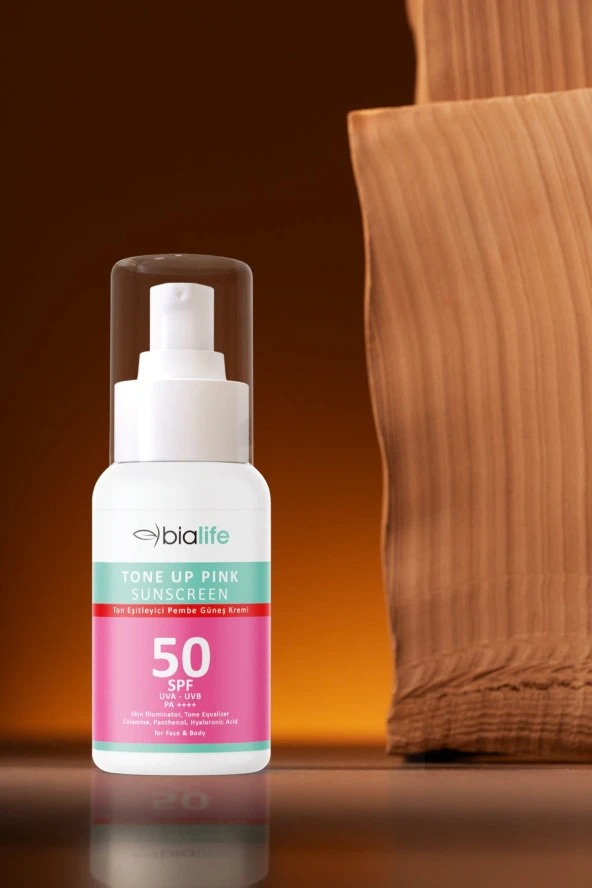 Ton Eşitleyici SPF-50 PEMBE Güneş Kremi 2'li SET - Bialife - 5