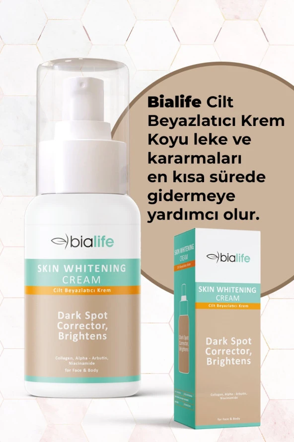 Cilt Beyazlatıcı Krem – Alpha Arbutin İhtivalı Ton Eşitleyici Krem 2'li SET - Bialife - 4