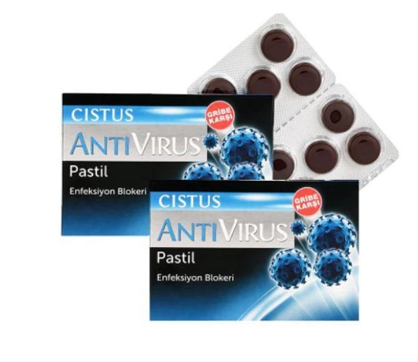 Cistus Antivirus 10 Pastil 2'Li PAKET (SKT:07/2026)