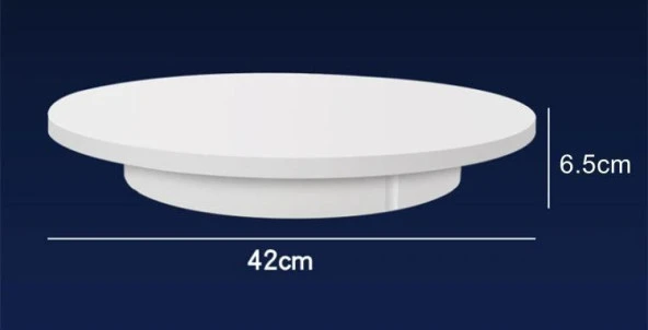 Ürün ve Stüdyo Katalog Çekimi için Kumandalı Şarjlı Dönen Stand 80 KG - 4