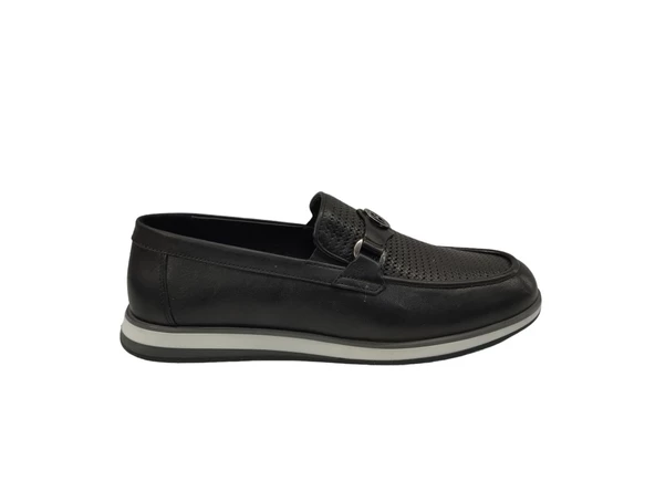 Marco Branchini 7842002M İç Dış Hakiki Deri Termo Kauçuk Taban Ortopedik Günlük Erkek Loafer Ayakkabı - 5