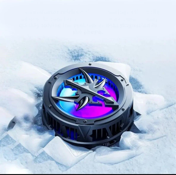 Mıknatıslı Tüm Cihazlara Uyumlu Manyetik Cep Telefon Soğutma Fanı Radyatör Soğutucu - 3