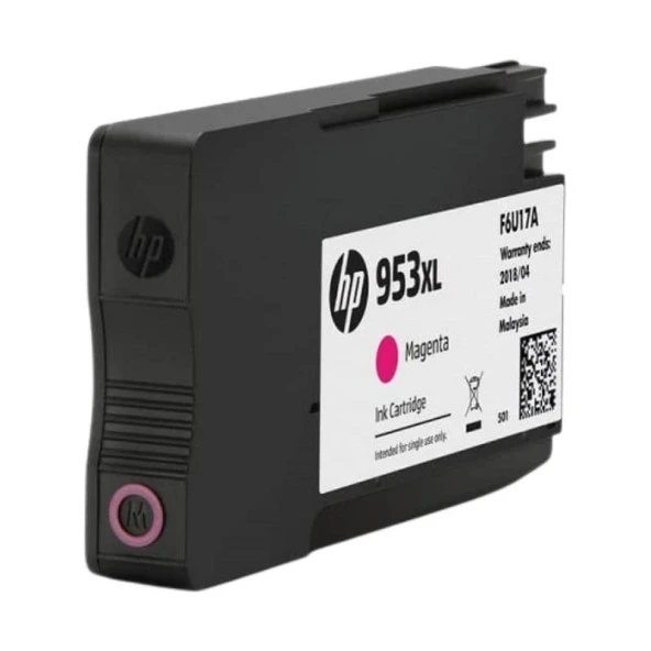 HP Mürekkep Kartuş Orj. No:953XL Magenta Kırmızı, F6U17AE - Resim 2