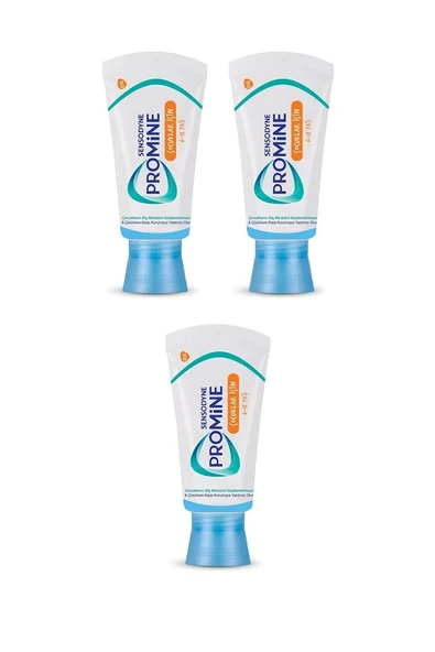 Sensodyne Promine 6-12 Yaş Florürlü Çocuk Diş Macunu 50 ml 3 Adet - 1