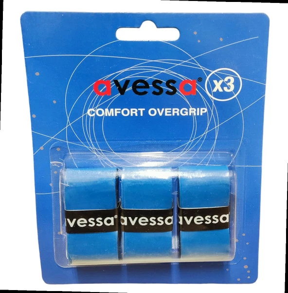 Avessa Og-30 Overgrip Mavi 3lü