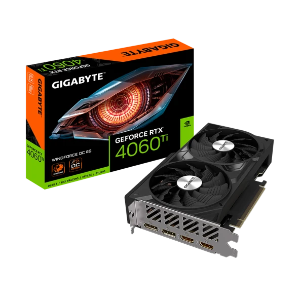 GIGABYTE GV-N406TWF2OC-8GD RTX4060Tİ 8GB GDDR6 HDMI DP 128BİT