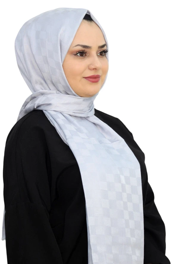 Minelli Jakarlı Dama Monogram Şal EŞ5262-19 ürün görseli