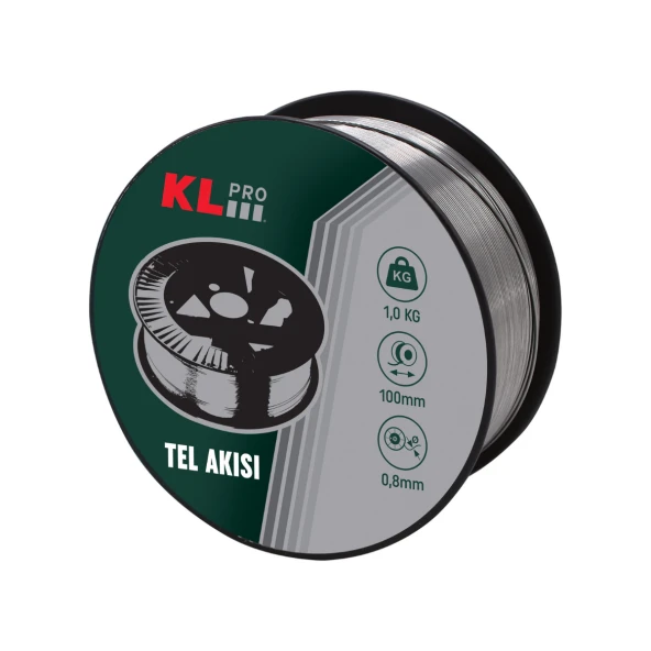 Klpro KLAFT08 0.8mm 1Kg Gazsız Gazaltı Kaynak Teli (Flux)