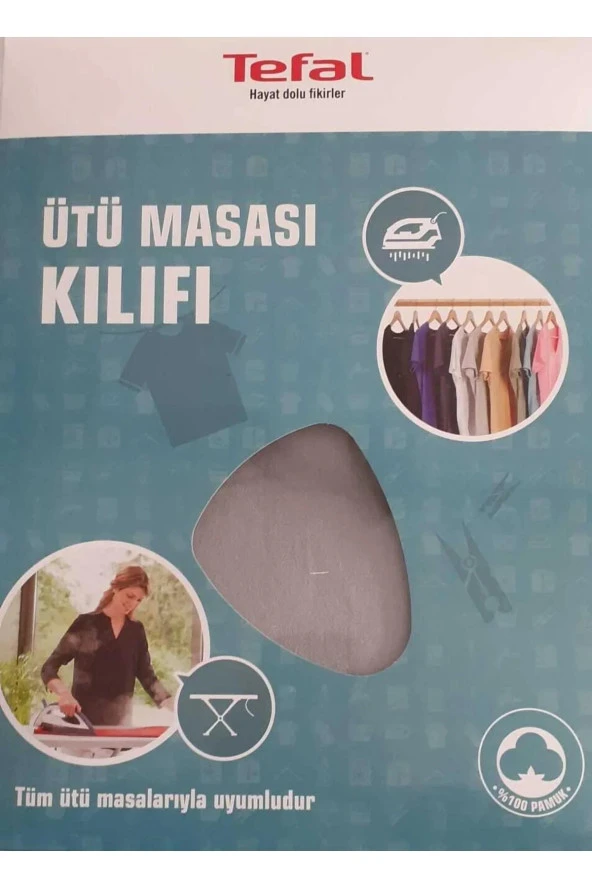 Tefal Ütü Masası Bezi Keçeli %100 Pamuk 140X52 Cm - 3