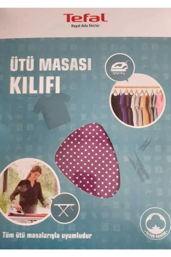 Tefal Ütü Masası Bezi Keçeli %100 Pamuk 140X52 Cm - 4