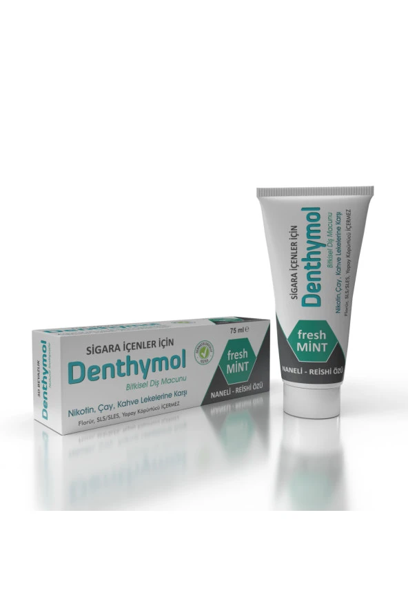 DENTHYMOL SİGARA İÇENLER BİTKİSEL DİŞ MACUNU 75 ML