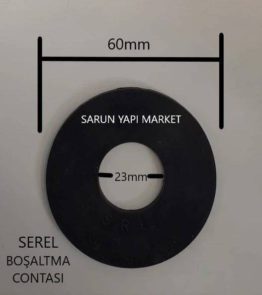 SEREL GÖMME REZERVUAR CONTASI (DIŞ ÇAP 60mm / İÇ ÇAP 23mm ) - 2