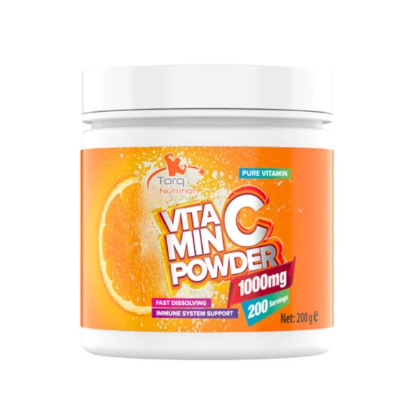 TORQ NUTRITION VITAMIN C Powder (1000 Mg) 200 Gr