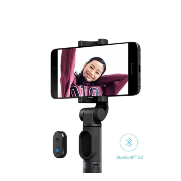 Xiaomi Selfie Çubuğu Tripod Bluetooth Uzaktan Kumandalı - Siyah - 2