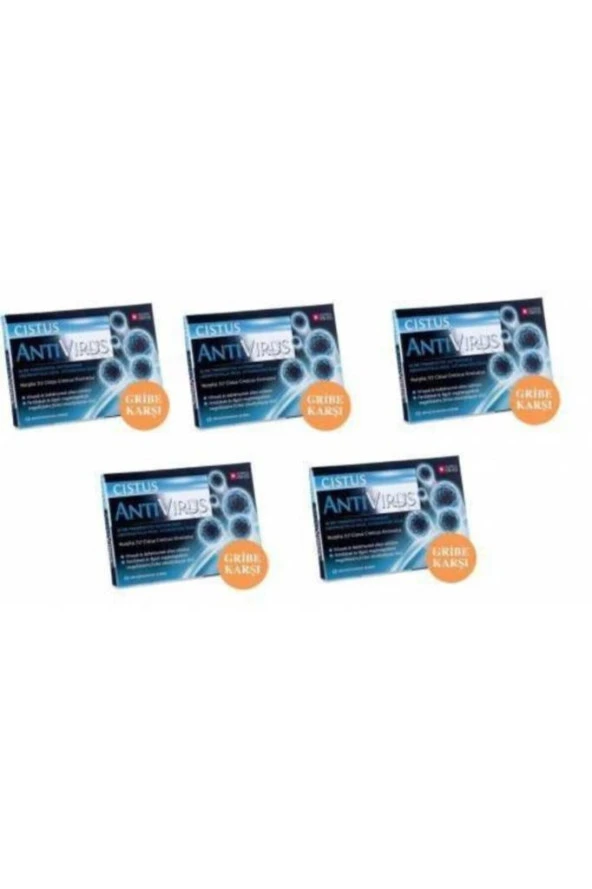 Cistus Antivirus 10 Pastil 5'Li PAKET (SKT:07/2026)