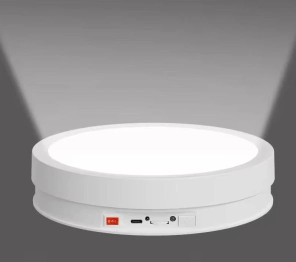 Ürün Çekimi için Hız Ayarlı Kademeli Işıklı Sunum Standı 25 KG - 3