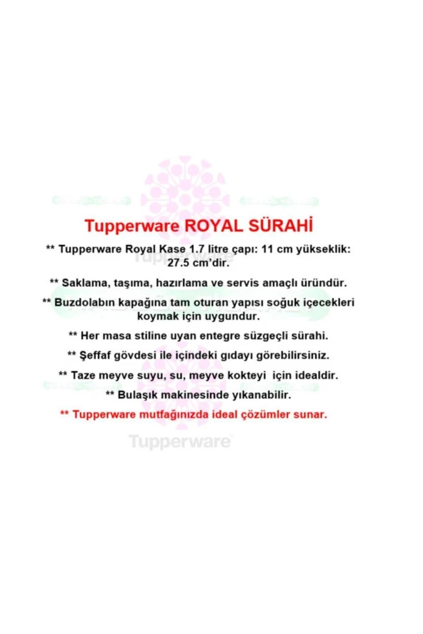 Royal Sürahi 1.7 Litre Hsgl