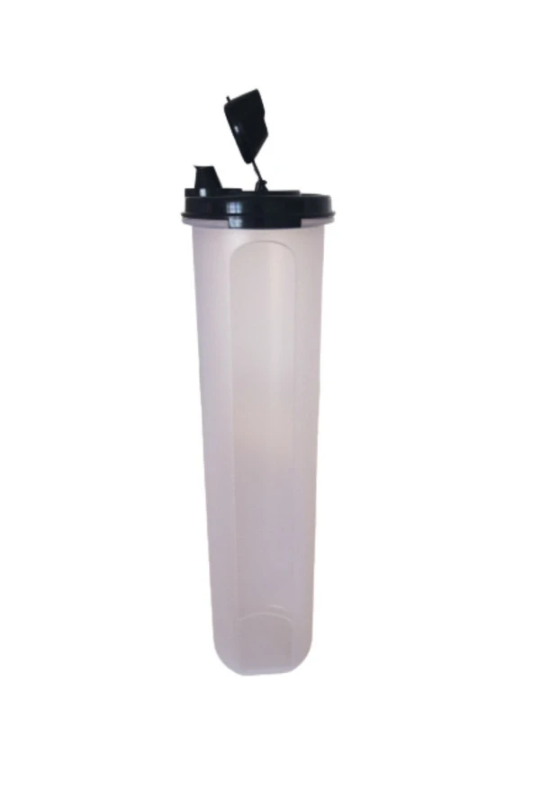 1.1 Lt. Oval Yağdanlık .siyah Kapak