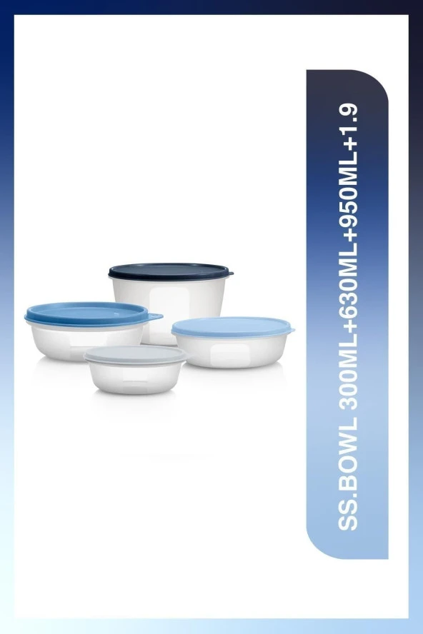 SS.BOWL 300ML+630ML+950ML+1.9