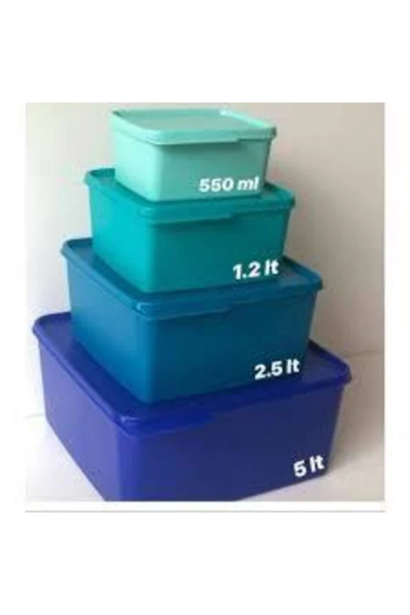 Renkli Dikdörtgen Set 4'lü