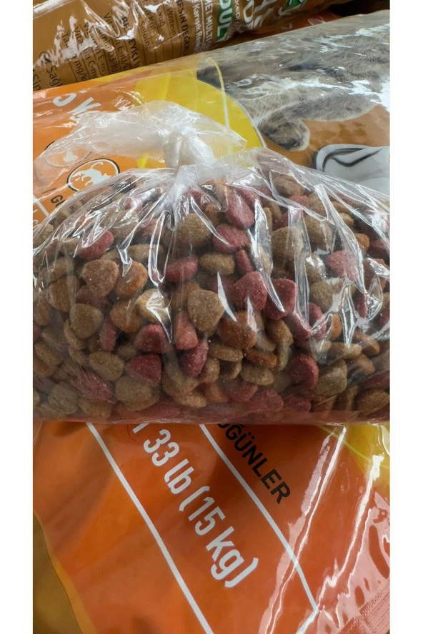 Gurme Kedi Maması Renkli Taneli Tavuk-balık-kuzuetli 1kg