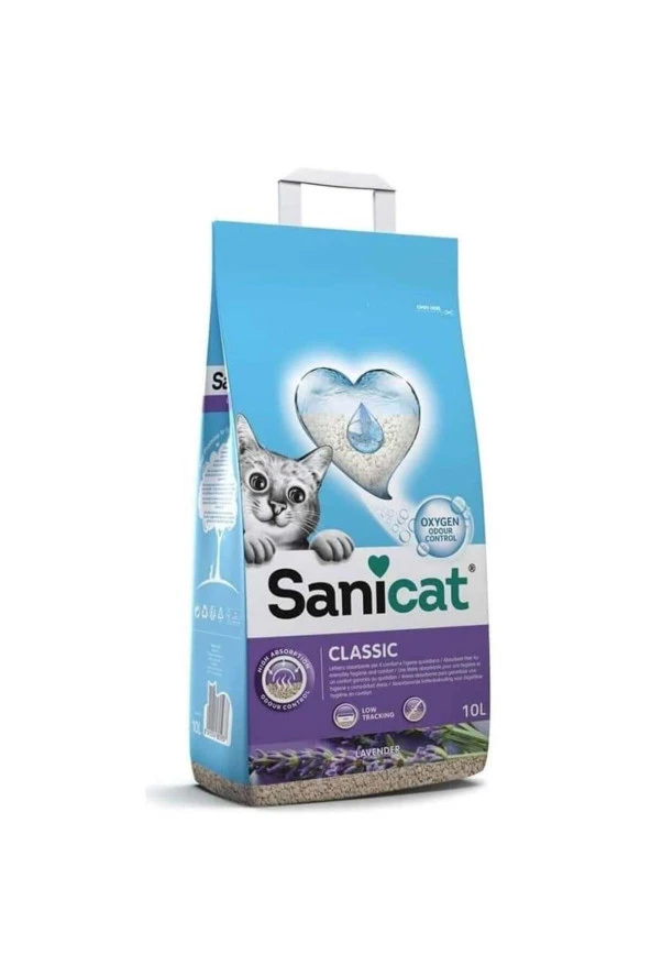 Classic Lavantalı Emici Kedi Kumu 10lt