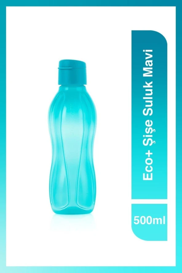 Eco+ Şişe Suluk Kolay Kapak 500 Ml Mavi