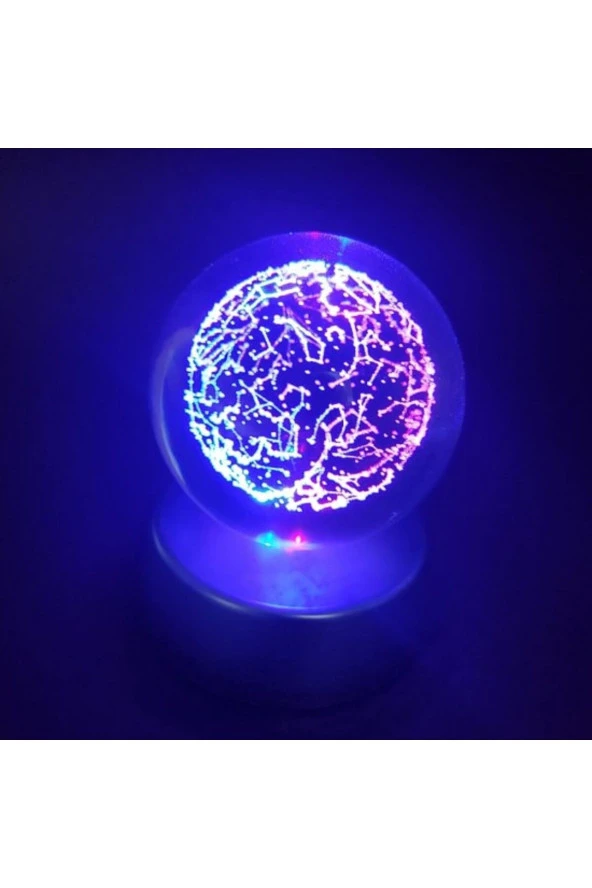 Galaxy Temalı Cam Küre