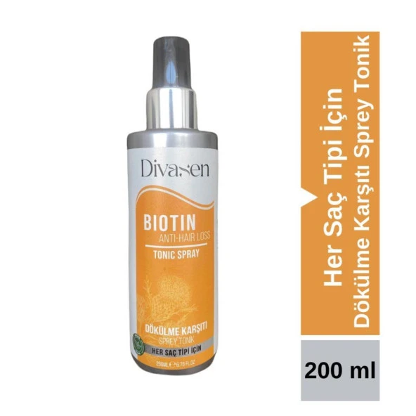Divasen Dökülme Karşıtı Biotin Sprey Tonik 200 ml