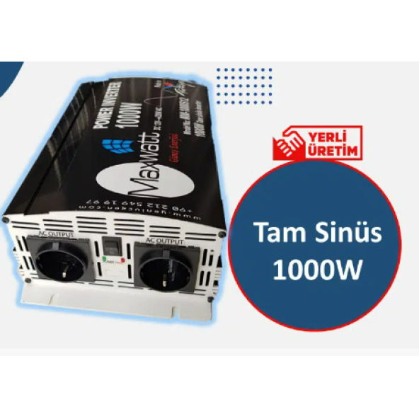 1000Watt Tam Sinüs İnverter