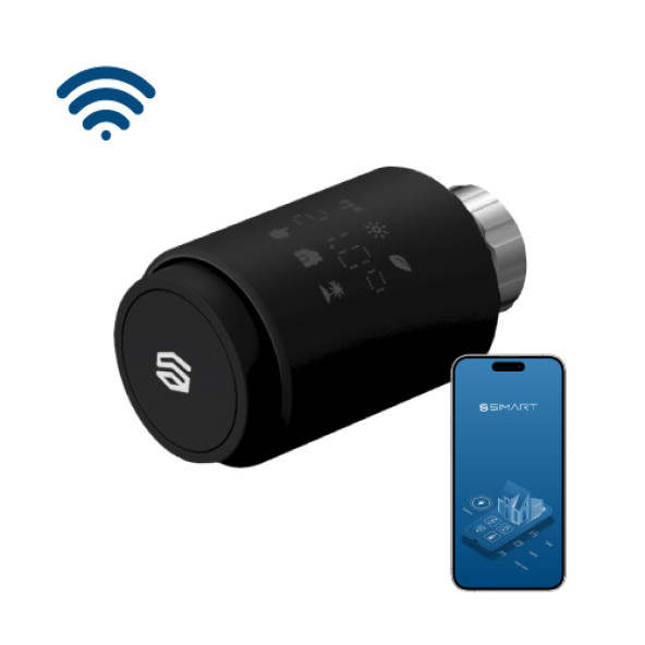 Şımart Akıllı Termostatik Radyatör Vanası Wi-Fi Bağlantılı ve Uzaktan Kontrol