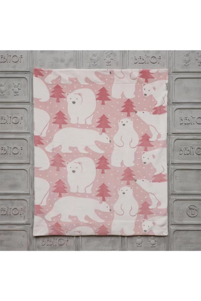Bebitof 95265 Kutup Ayılı Battaniye 105x82cm - 2