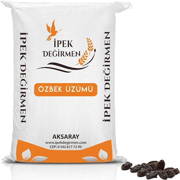 İpek Değirmen 2 KG Özbek Üzümü Çekirdeksiz Kara Üzüm Lüks Kuruyemiş ürün görseli