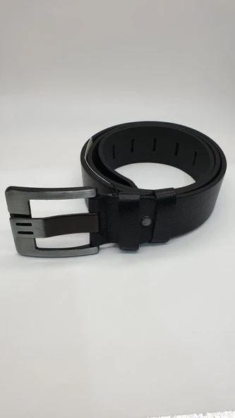 Şık ve Sade Siyah Renk Spor Kot Kemeri - 12