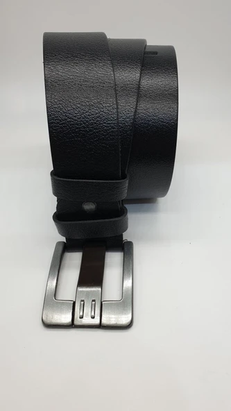 Şık ve Sade Siyah Renk Spor Kot Kemeri - 11