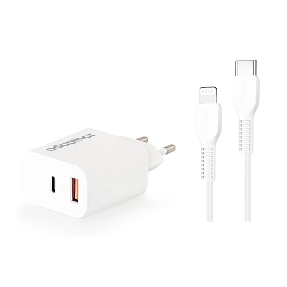 Adapthor TTA-350TI 35W Type-C to Lightning Pd Usb Şarj Seti