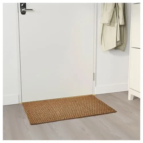 IKEA SİNDAL Kapı Önü Paspas Kaymaz Tabanlı Kahverengi El Dokuması - 2