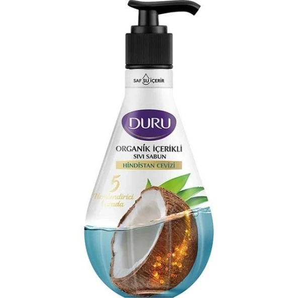 Duru Organik Sıvı Sabun Hindistan Cevizi Kokulu 500 Ml