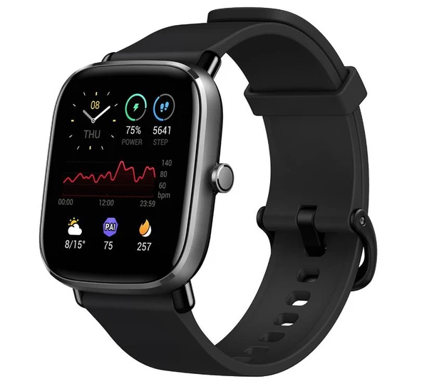 Amazfit GTS 2 Mini 40mm Siyah Akıllı Saat (OUTLET) (12 AY EVOFONE GARANTİLİ)