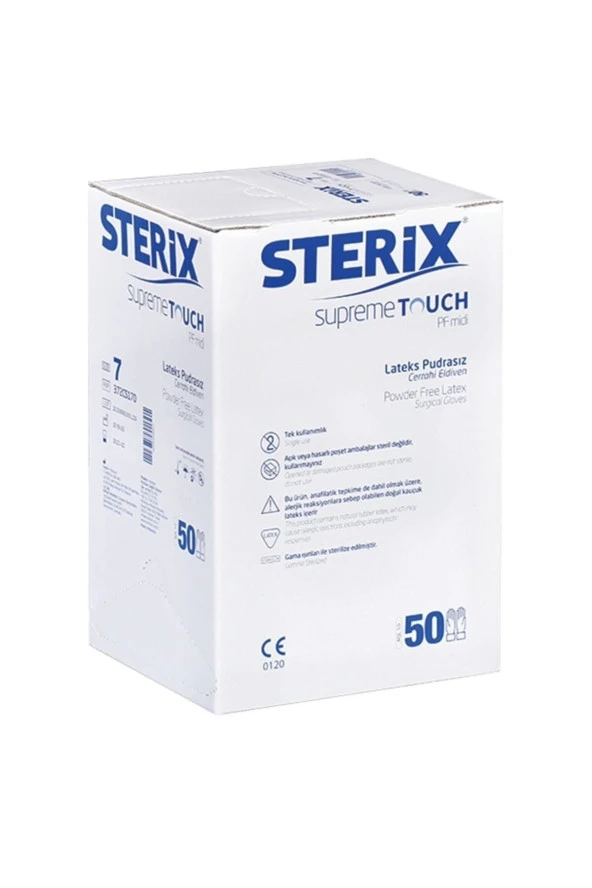 Sterix Steril Eldiven 50 Çiftli No:7