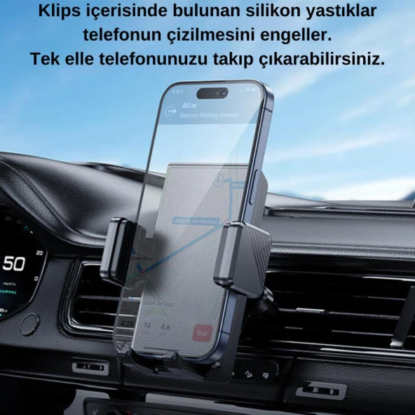 Coofbe 360° Döner Başlıklı Magsafe Uyumlu Havalandırma Araç Tutucu İphone 12 13 14 15 Pro Max Uyumlu - 3